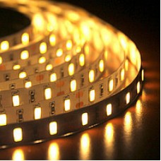 Светодиодная LED лента 3528 White WW (тёплый белый диод)