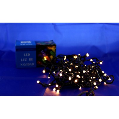 Купить Светодиодная LED гирлянда Xmas 100 WW-4 (тёплый белый диод) (ПРОДАЖА ТОЛЬКО ЯЩИКАМИ!)