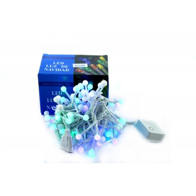 Купити Гірлянда Xmas LED 100 W-9 Мультикольорова RGB COLOR (білий провід)