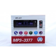 Автомагнітола MP3 3377 ISO 1DIN сенсорний дисплей