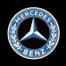 Дверной логотип LED LOGO 018 MERCEDES (1950) от  – лучшая цена, доставка по Украине