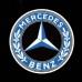 Дверной логотип LED LOGO 018 MERCEDES (1950) от  – лучшая цена, доставка по Украине