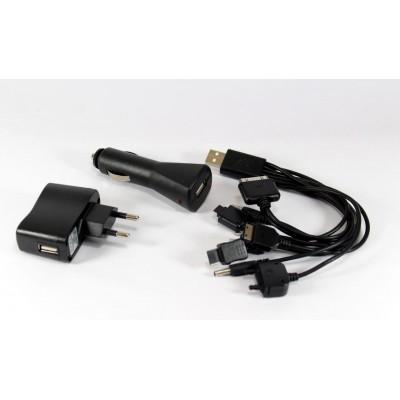 Комплект Адаптер MOBI CHARGER 10in1 C12 (Блистер, черный) (2123) от  – лучшая цена, доставка по Украине