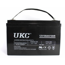 Гелиевый аккумулятор BATTERY 12V 100A UKC (Реальная ёмкость -30%)
