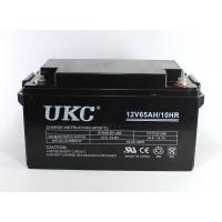 Гелиевый аккумулятор BATTERY 12V 65A UKC (Реальная ёмкость -40% = 39А)
