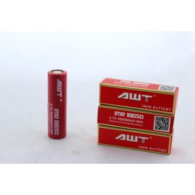 Купить Батарейка BATTERY 18650 AWT red для сигарет 2 шт