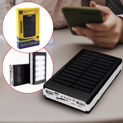 Купить Моб. Зарядка Power Bank + LED + Solar 90000mah / 803 (реал. емкость 4800)
