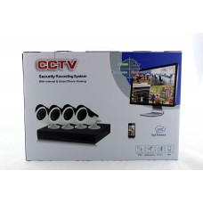 Рег.+ Камеры DVR KIT CAD D001 2mp\4ch набор на 4 камеры