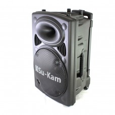 Портативная колонка Su-Kam BT 150D + 2 беспроводных микрофона + BT (12v\220v)