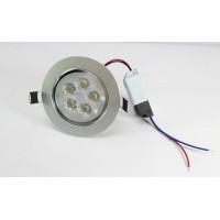 Лампочка LED LAMP 5W Врезная круглая точечная 1402