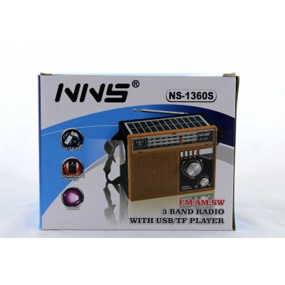 Купить Радиоприёмник NS 1360S + SOLAR