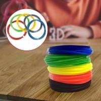 Пластиковые нити PLA для 3D ручек (в уп. 20 шт. по 10 метров)