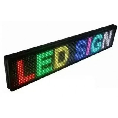 Купити Вуличний світлодіодний рядок, програмований, 167*40 RGB керування по WI-FI (кольорові LED діоди)