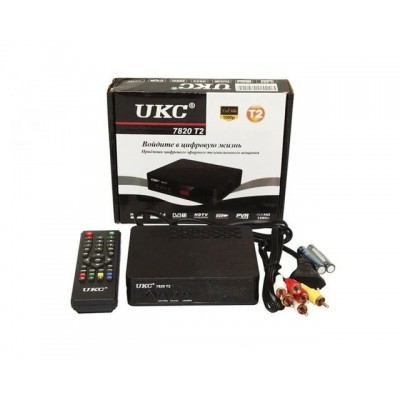 Купити Тюнер DVB-T2 UKC 7820 T2 (Приймач DVB-T2 для цифрового телебачення)