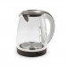 Чайник Domotec MS 8113 Коричневый / Белый (1.8л, 2200Вт, стекло) 
