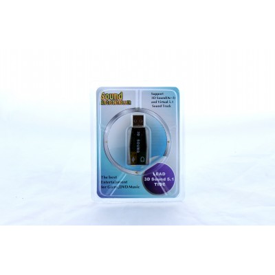 Купить Sound audiocontroller \ Звуковая карта USB 3D sound 5.1