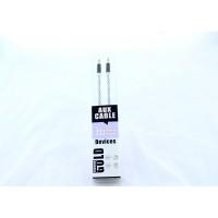 Кабель AUX 3.5mm Jack - Jack блистер 0043