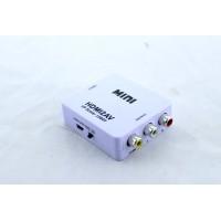 Перехідник Адаптер HDMI RCA, конвертер AV композитного сигналу, підтримка PAL/NTSC