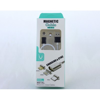 Шнур для моб. magneti 2in1 micro\lightning\ магнитный