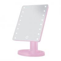 Настольное зеркало с подсветкой 16 LED MIRROR, квадратное