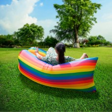 Надувний матрац AIR sofa Rainbow Веселка