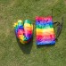 Надувной матрас AIR sofa Rainbow Радуга