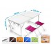 Купити Стіл для пікніка Folding table (№2 Білий мармур) у комплекті входять 4 стільці