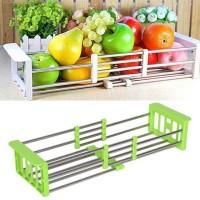 Сушарка для посуду, багатофункціональна, складана, кухонна полиця kitchen drain shelf