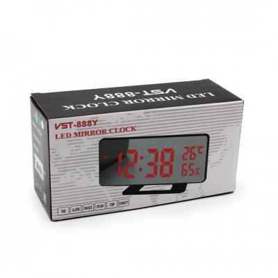 Купити Годинник VST 888Y з датчиком температури та вологості зелений