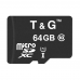 Купить Карта памяти microSDHC (UHS-1) 64GB class 10 T&G  (без адаптеров)