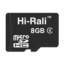 Карта пам'яті microSDHC 8GB class 4 Hi-Rali (без адаптерів)