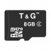 Карта памяти microSDHC 8GB class 4 T&G (без адаптеров)