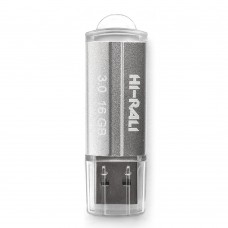 Накопичувач 3.0 USB 16GB Hi-Rali Corsair серiя срібло