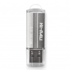 Накопичувач 3.0 USB 32GB Hi-Rali Corsair серія срібло