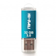 Накопичувач 3.0 USB 32GB Hi-Rali Rocket серія синій