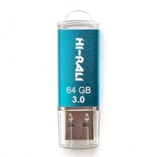 Накопитель 3.0 USB 64GB Hi-Rali Rocket серия синий 