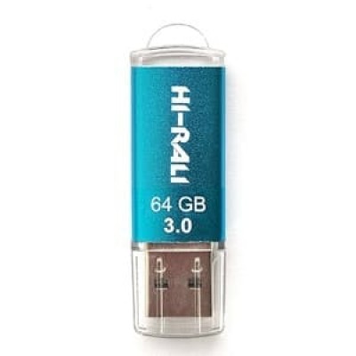 Купить Накопитель 3.0 USB 64GB Hi-Rali Rocket серия синий