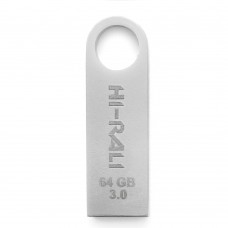 Накопичувач 3.0 USB 64GB Hi-Rali Shuttle серія срібло