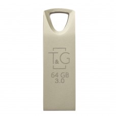 Накопитель 3.0 USB 64GB T & G металлическая серия 117 серебро 