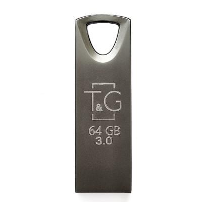 Купить Накопичувач 3.0 USB 64GB T&G металева серія 117 чорний