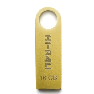 Купить Накопитель USB 16GB Hi-Rali Shuttle серия золото