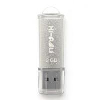 Накопичувач USB 2GB Hi-Rali Rocket серія срібло