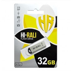 Накопичувач USB 32GB Hi-Rali Fit серiя срібло