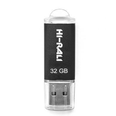 Накопичувач USB 32GB Hi-Rali Rocket серія чорний