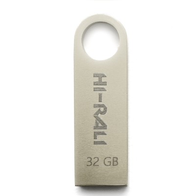 Накопитель USB 32GB Hi-Rali Shuttle серия серебро 