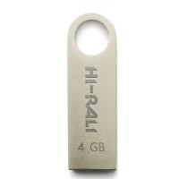 Накопичувач USB 4GB Hi-Rali Shuttle серія срібло