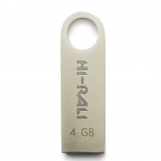 Накопитель USB 4GB Hi-Rali Shuttle серия серебро 