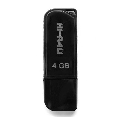 Купить Накопичувач USB 4GB Hi-Rali Taga серiя чорний