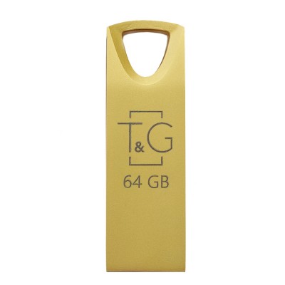 Купити Накопичувач USB 64GB T&G металева серія 117 золото