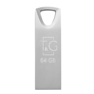 Купить Накопитель USB 64GB T&G металлическая серия 117 серебро